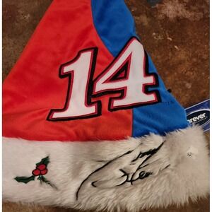 New‎ With Tags Tony Stewart #14 NASCAR Christmas Santa Hat